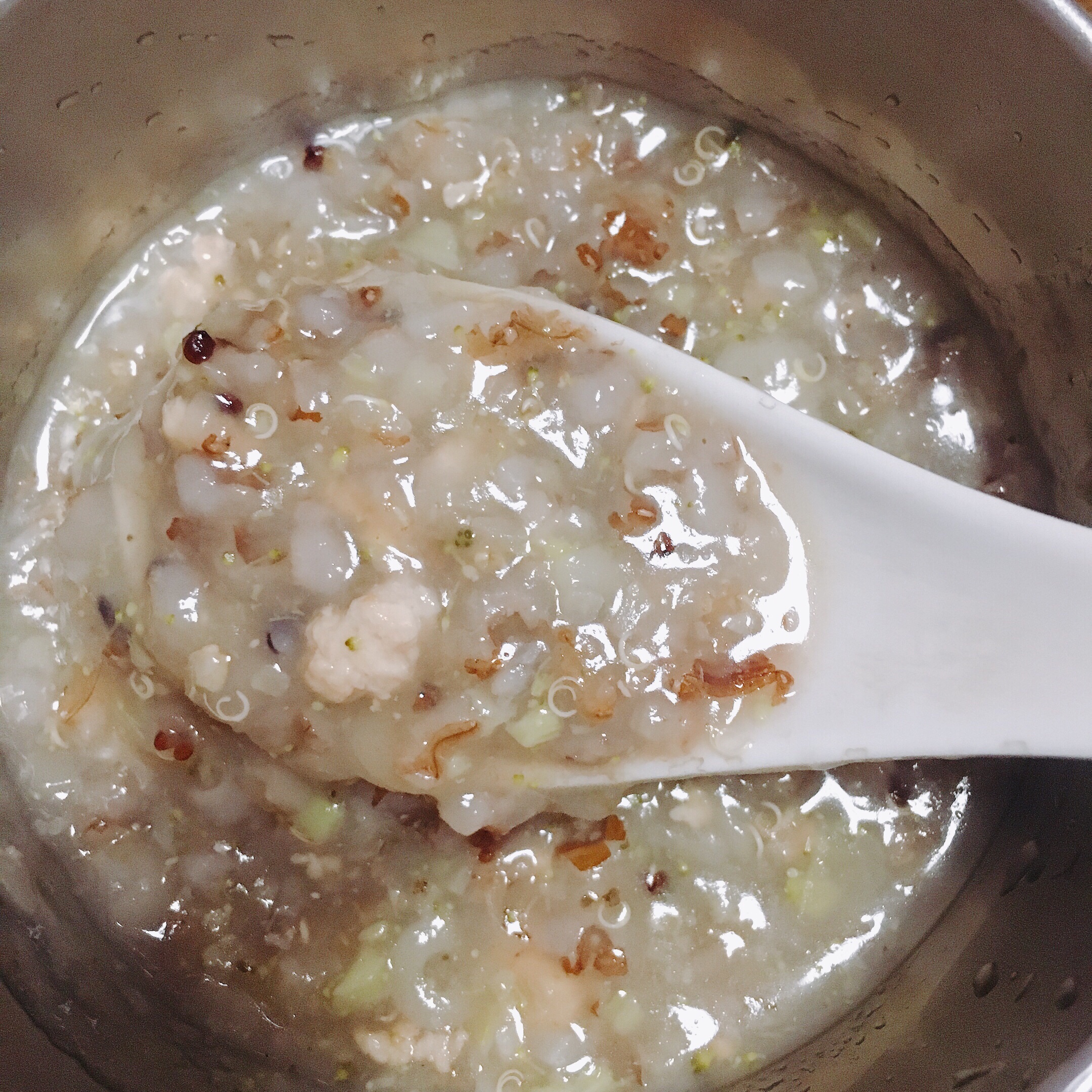宝宝辅食-鸡肉土豆粥的做法 步骤3