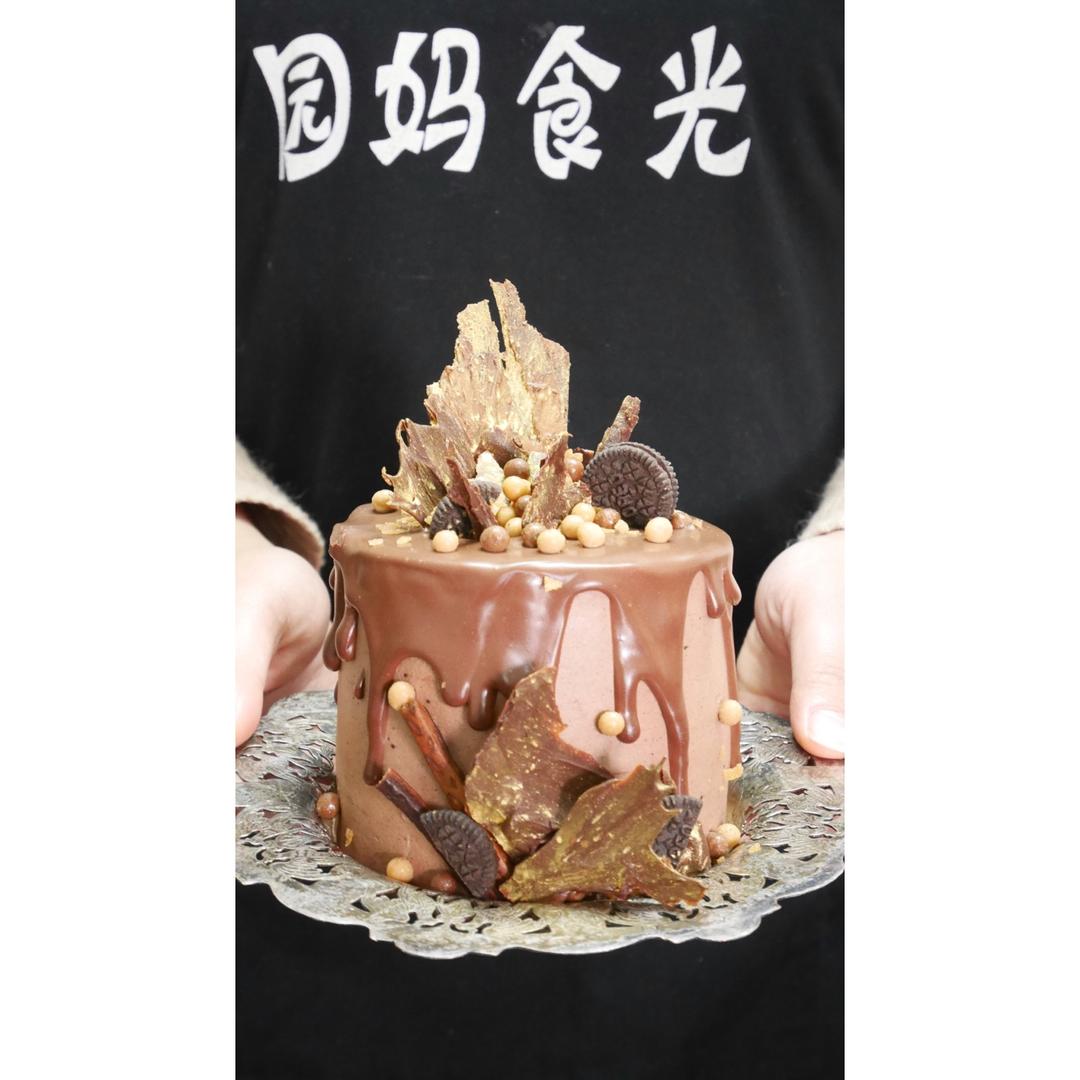 圣诞装饰咖啡力娇酒蛋糕