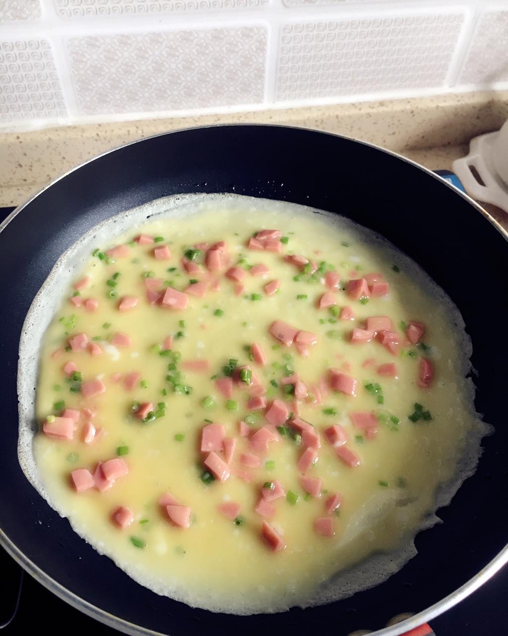 火腿鸡蛋饼