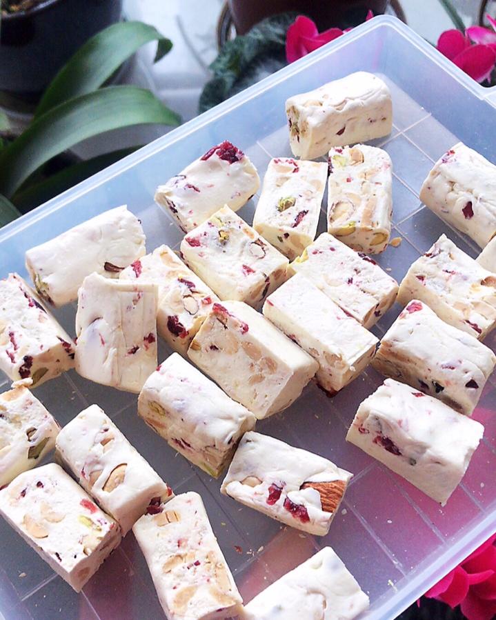 郭郭1111做的超详细tips—自制超美味牛轧糖(熬糖版),秒杀棉花糖版