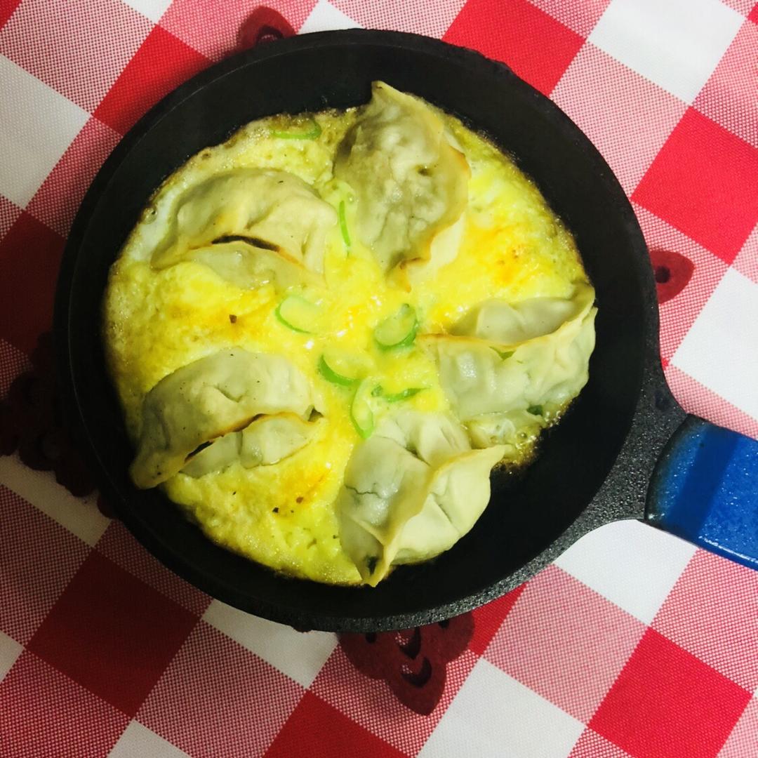 懒人快手抱蛋煎饺