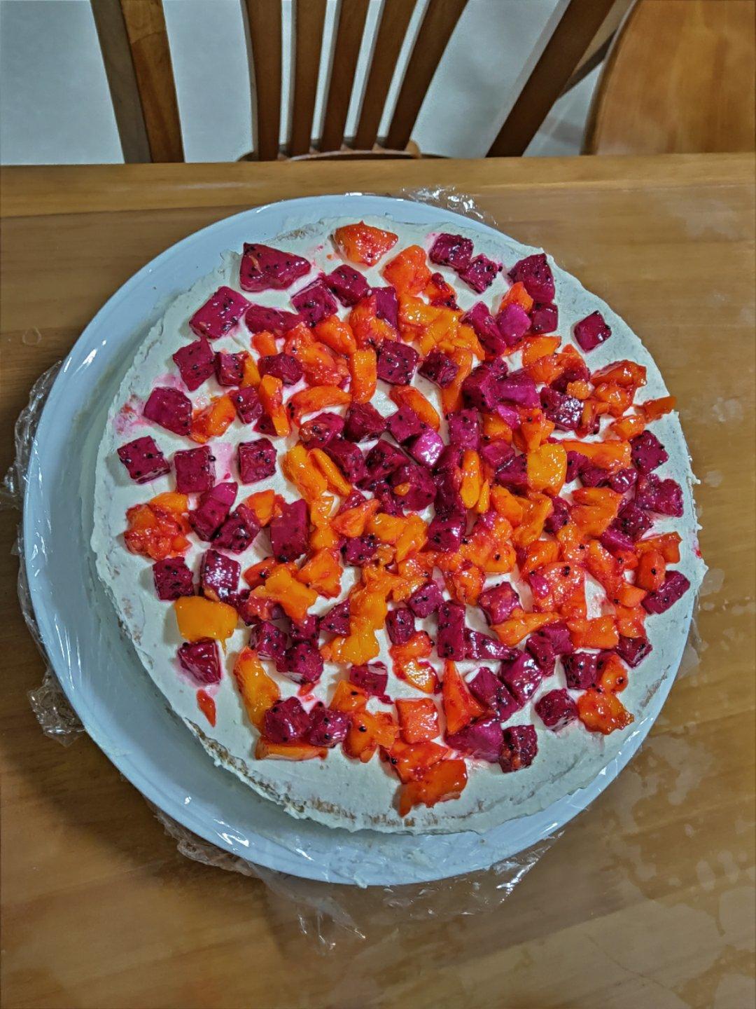 6寸原味戚风蛋糕