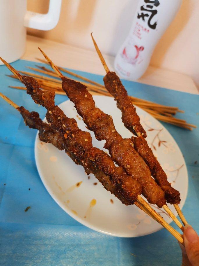 o眼见为食o做的烤箱版烤肉串