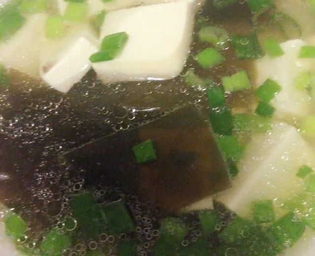 海带豆腐汤的做法