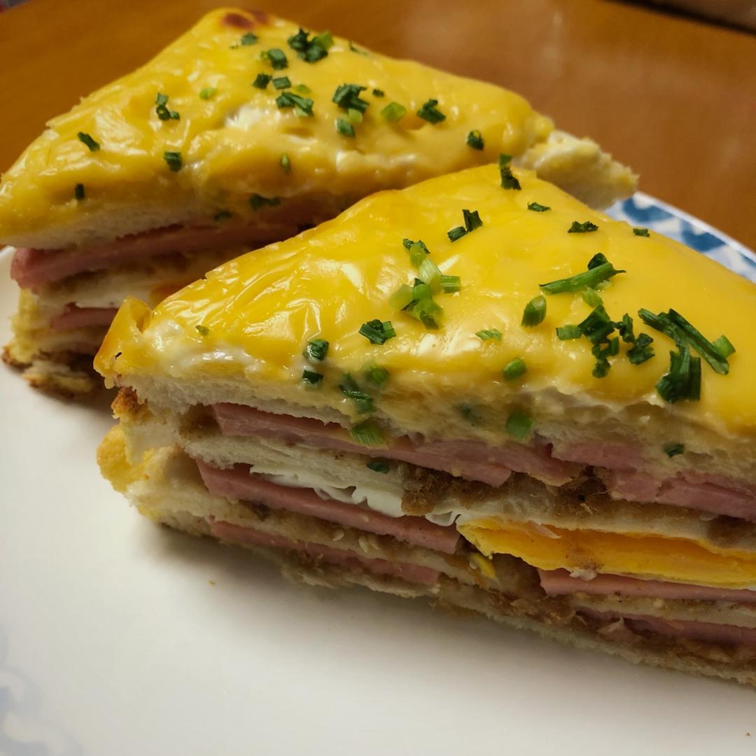 超级好吃的黄金三明治🥪