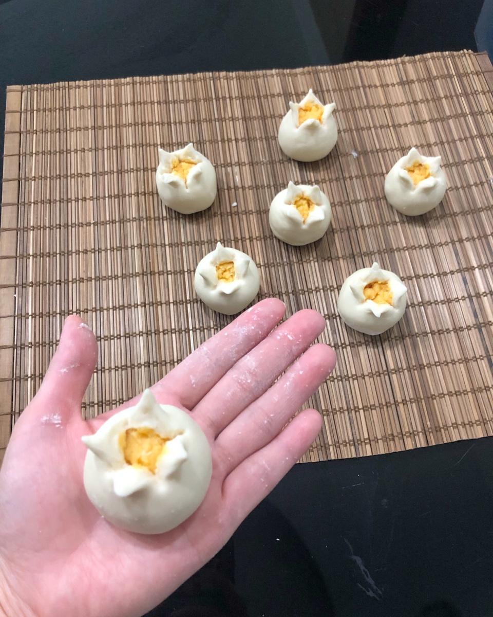 奶黄馅儿和奶黄包