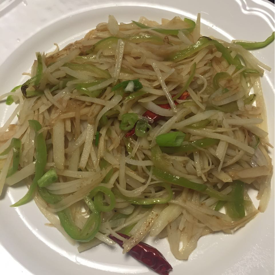 青椒土豆丝