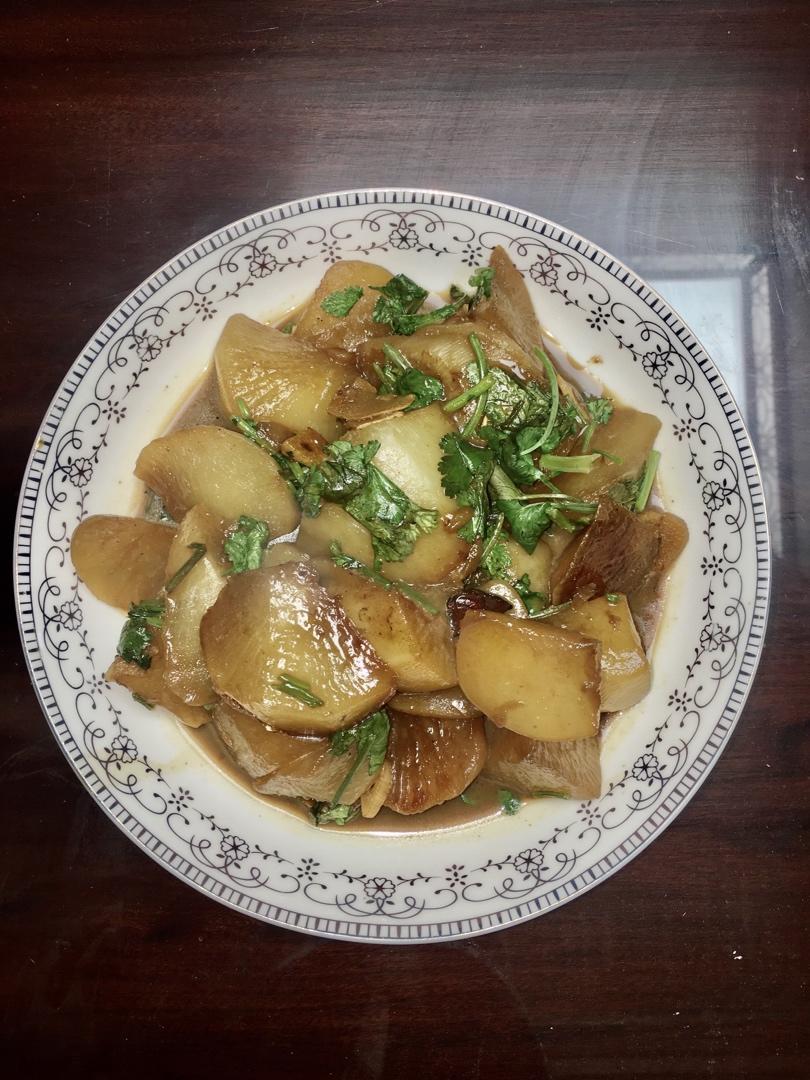 素红烧肉（红烧水萝卜）