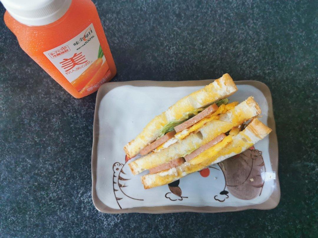 超级好吃的黄金三明治🥪