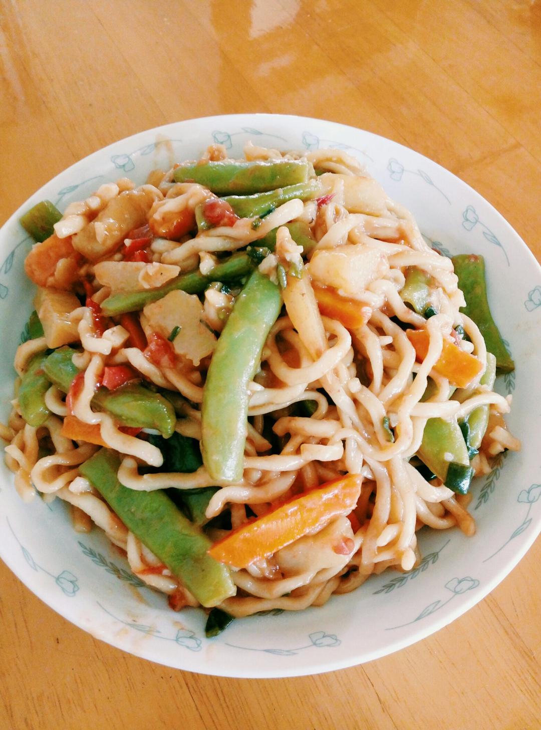 豆角焖面