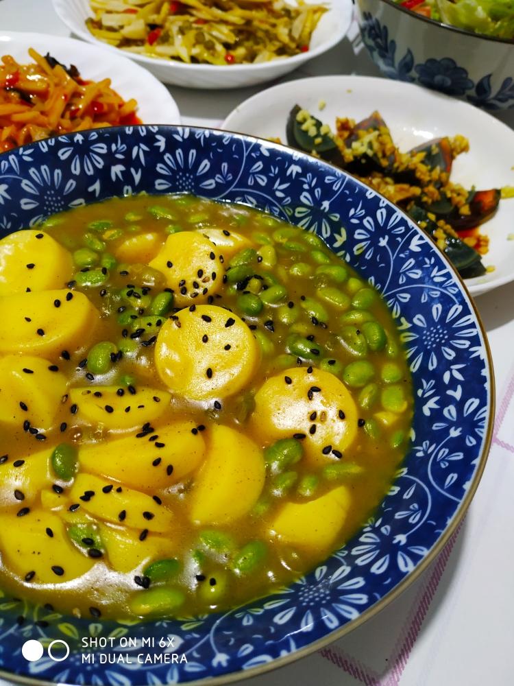 咖喱玉子豆腐