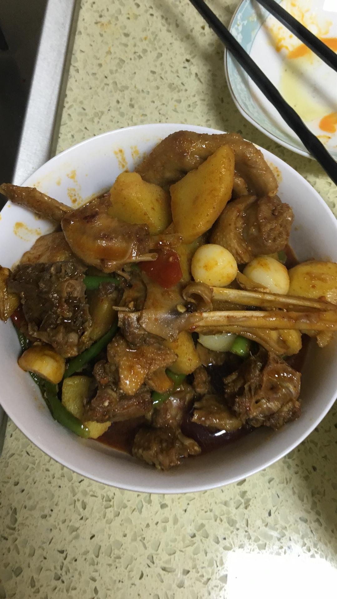 土豆烧鸭子