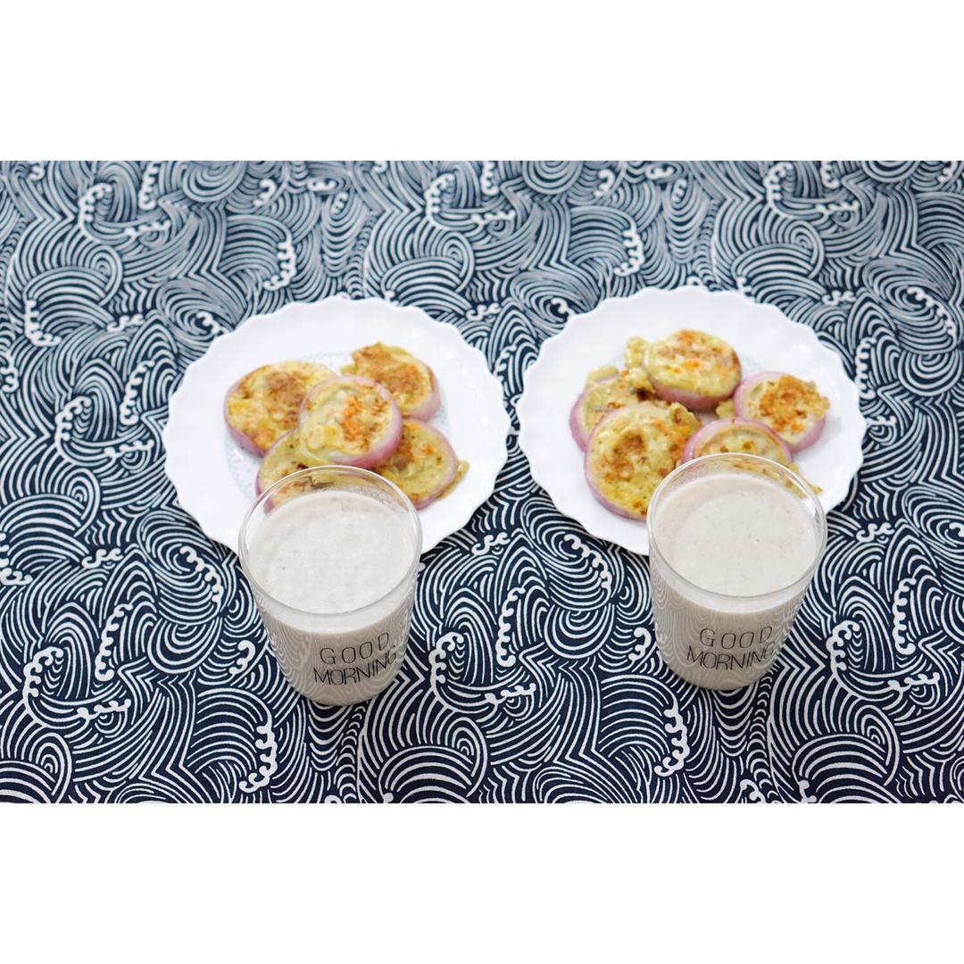 洋葱圈蛋饼