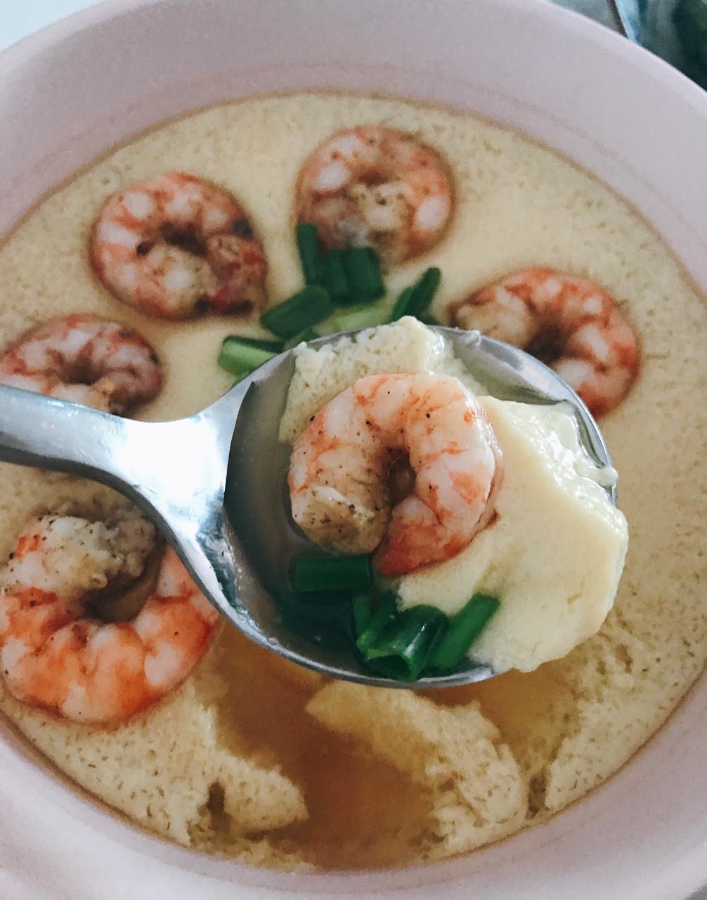虾仁蒸蛋