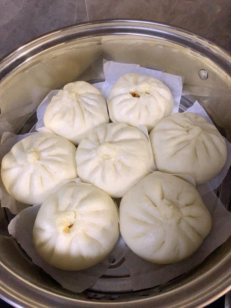 胡萝卜木耳鸡蛋素包子