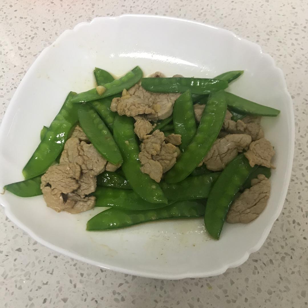荷兰豆炒肉