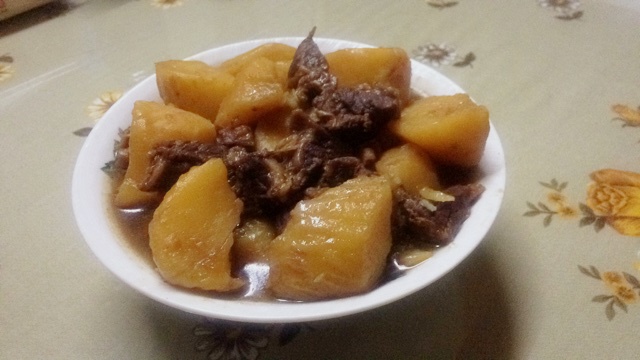 土豆烧牛肉