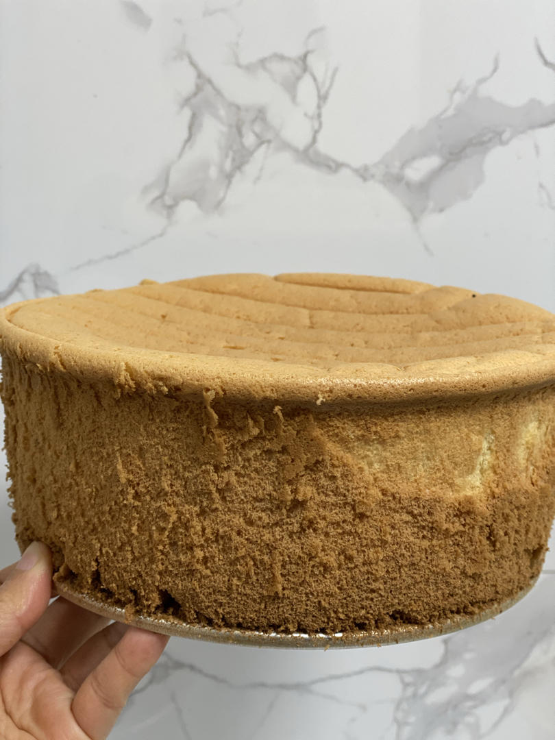 步骤最全面的戚风蛋糕（八寸）做法，成功率高！