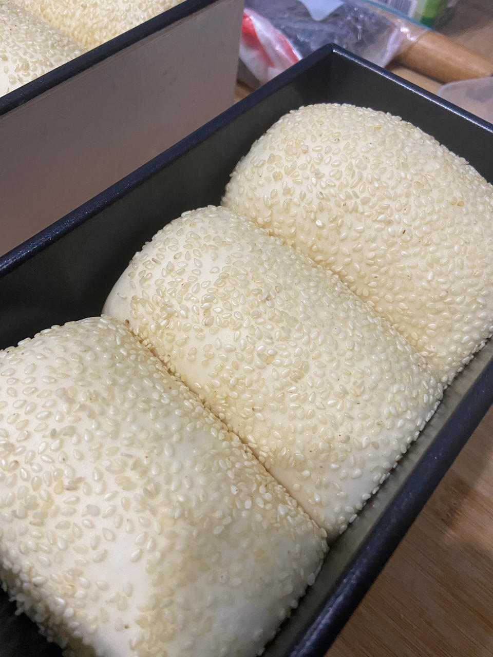 红豆芝麻吐司--中种法