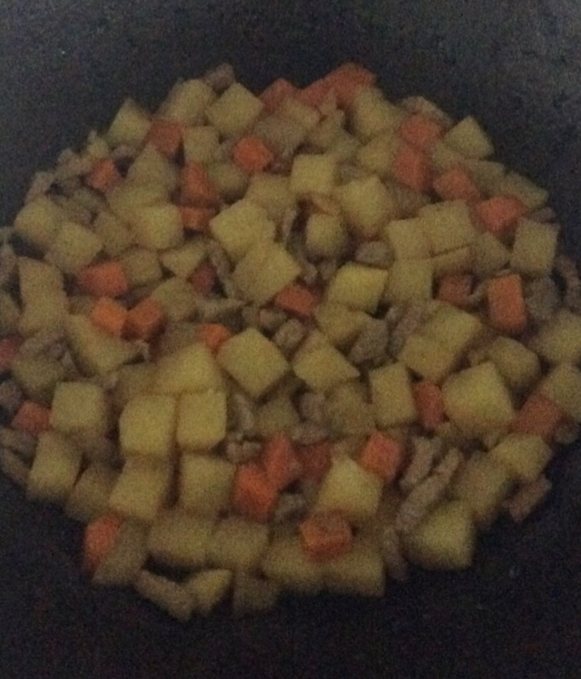 土豆肉末