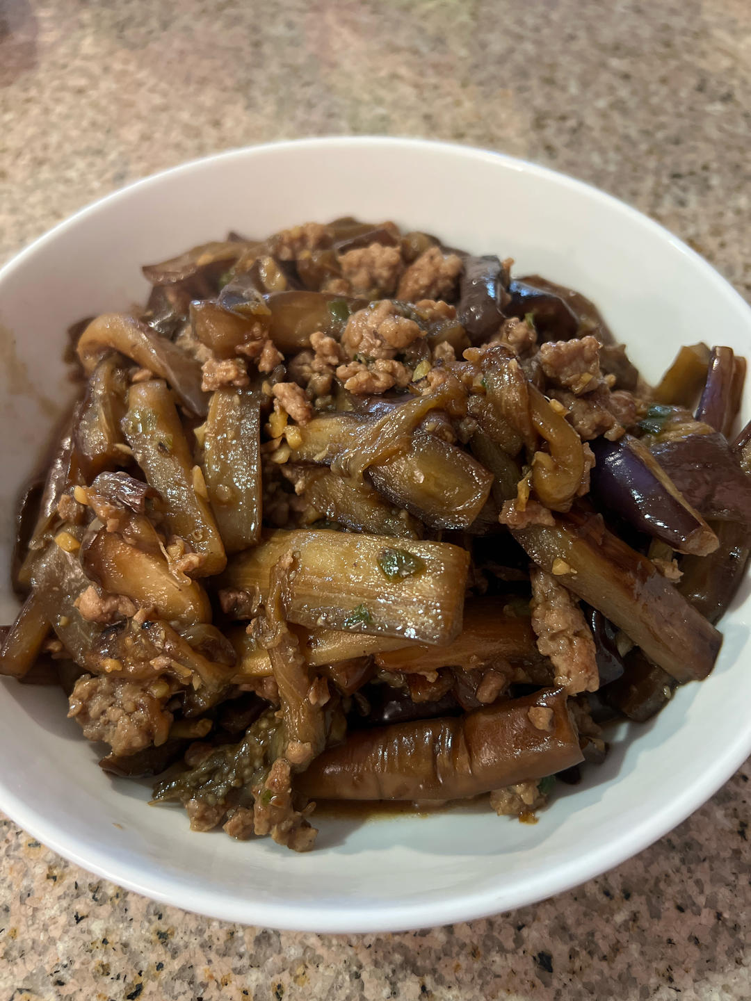超级下饭酱香味肉末茄子