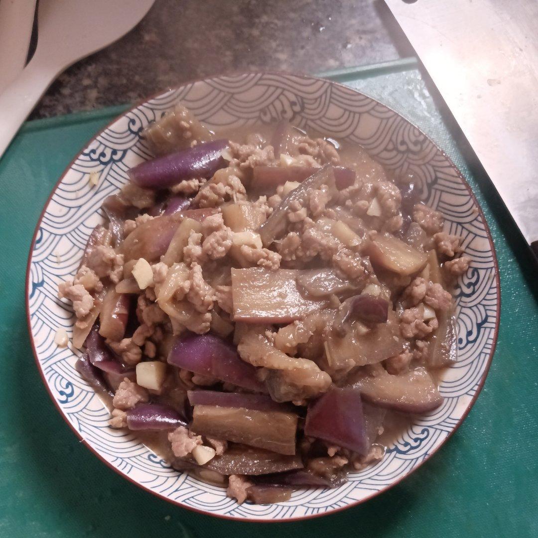 肉沫茄子盖浇饭