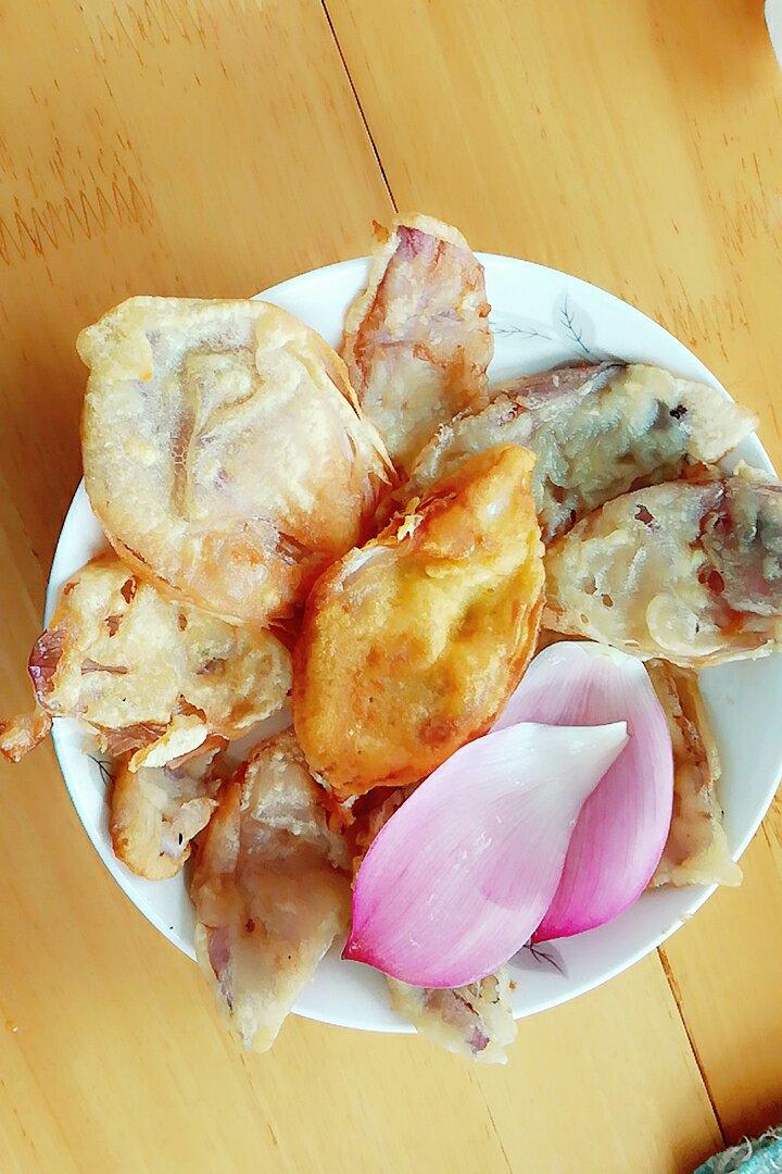 枍旸做的炸荷花