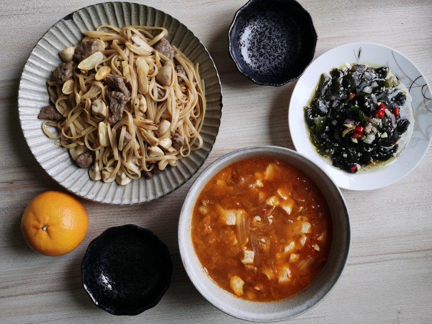 黑椒蘑菇牛肉意面