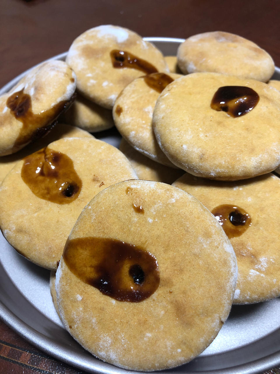 潮汕美食--红糖肚脐饼