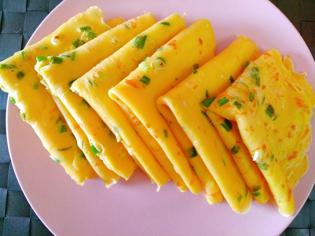 奶香葱花蛋饼（低筋面粉版）