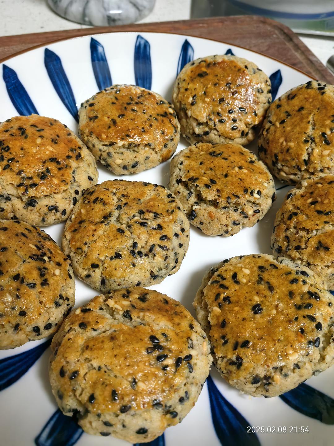 无需打发❗️小时候的味道❗️黑芝麻椒盐酥❗️