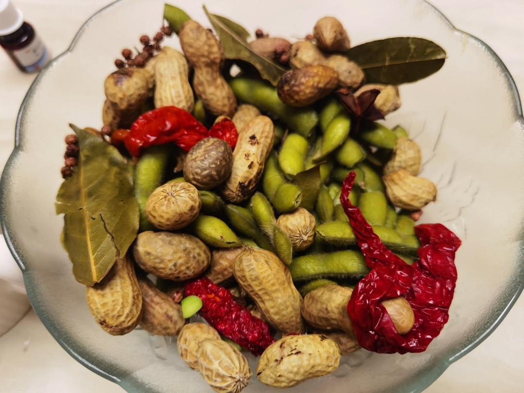 夏日必备煮五香毛豆花生🥜