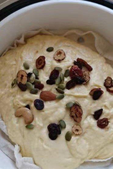 牛奶鸡蛋玉米发糕