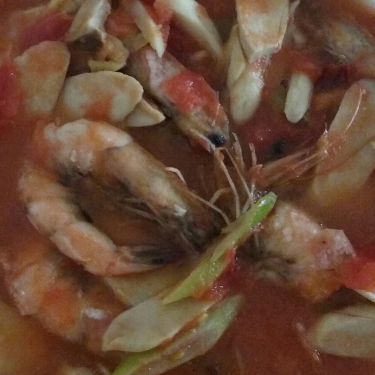 五分钟的番茄虾