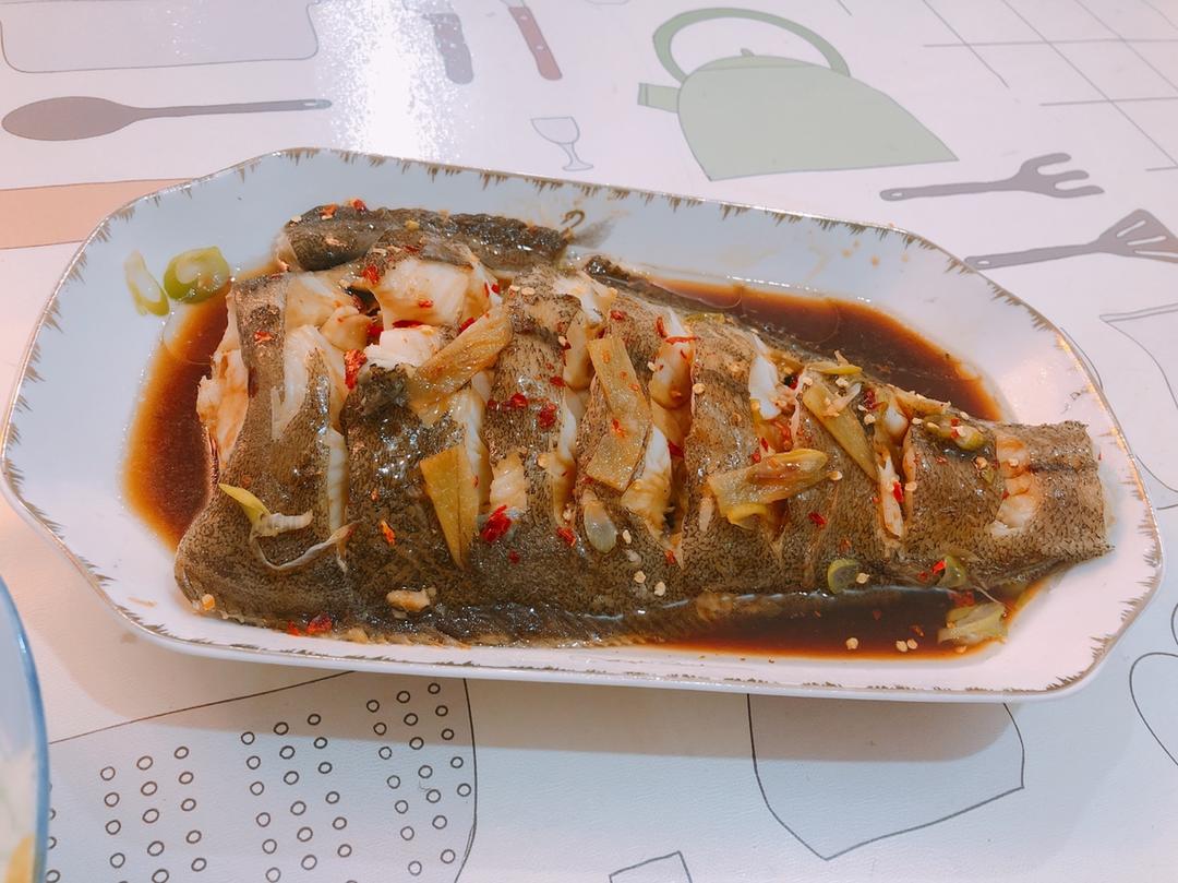 芒果好大个做的清蒸蝶鱼