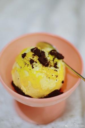 面包机简易版：味道媲美哈根达斯的芒果酸奶冰淇淋的做法 步骤11