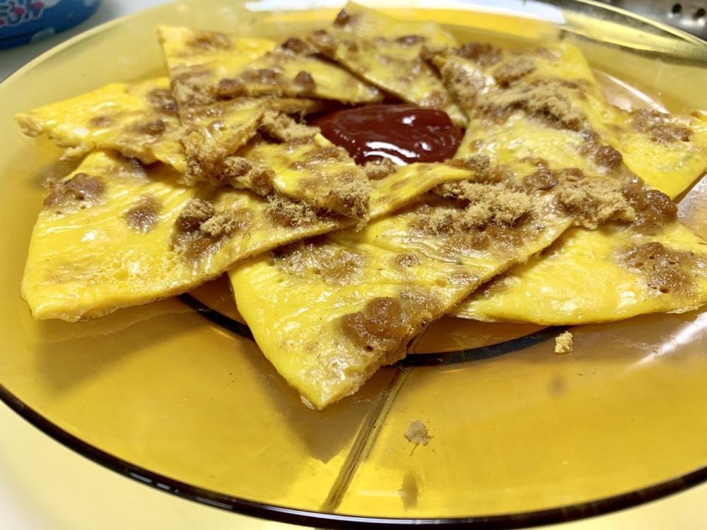 鱼松煎蛋