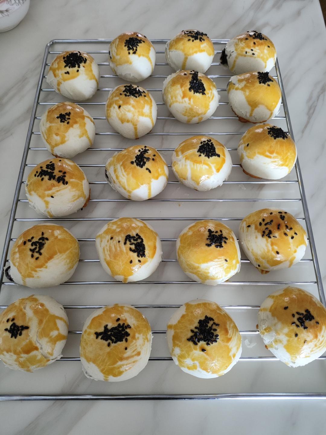 ㊙️网红麻薯肉松蛋黄酥🔥，好吃到爆‼️