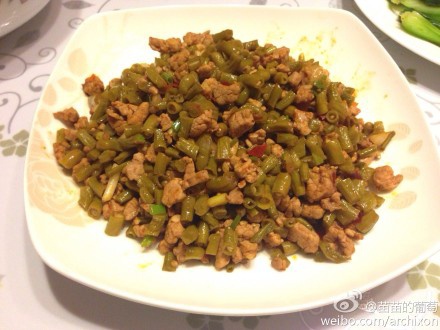 肉末酸豆角