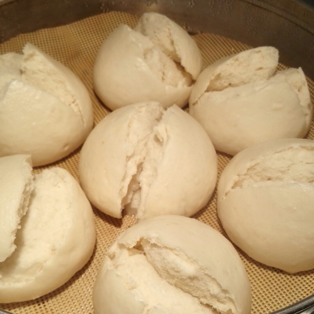 酒酿开花大馒头