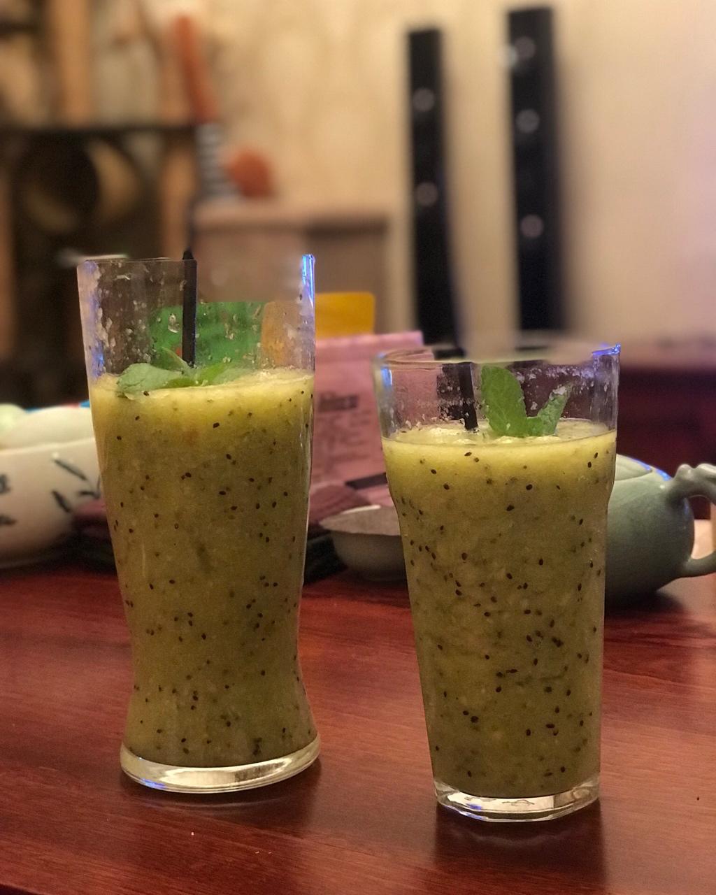 黄瓜奇异果汁