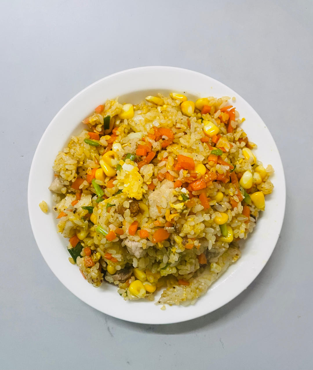 猪油渣炒饭，精髓就是猪油渣