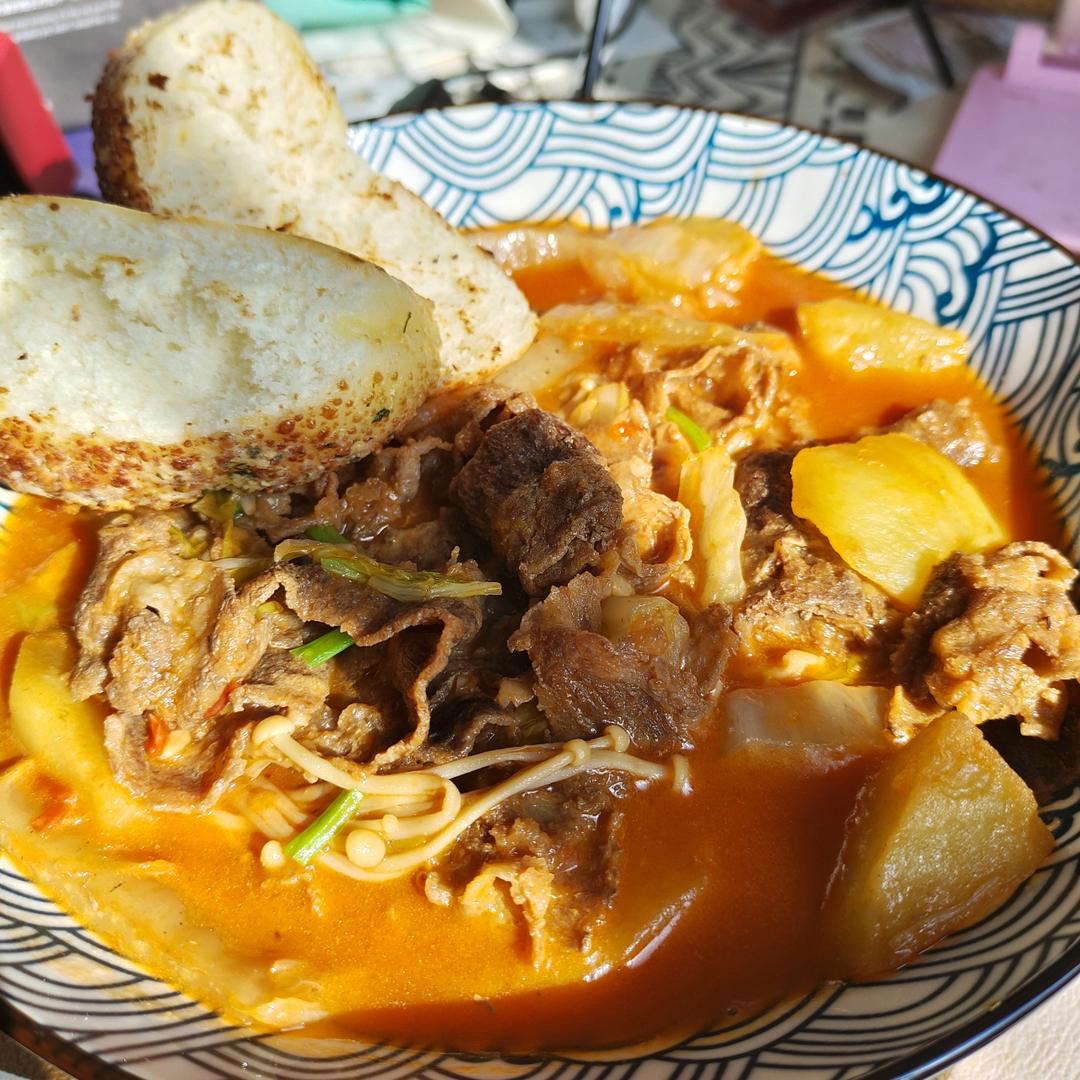 简单美味番茄肥牛土豆拌饭❗️连吃几天也不怕