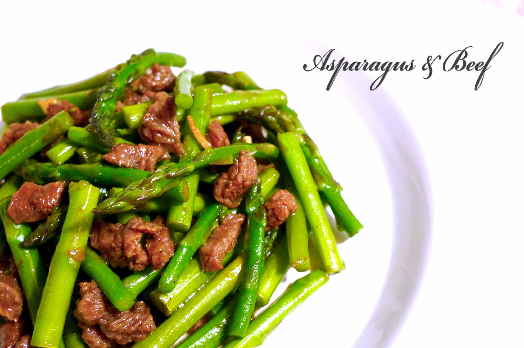 【曼食慢语】蚝油芦笋牛肉粒
