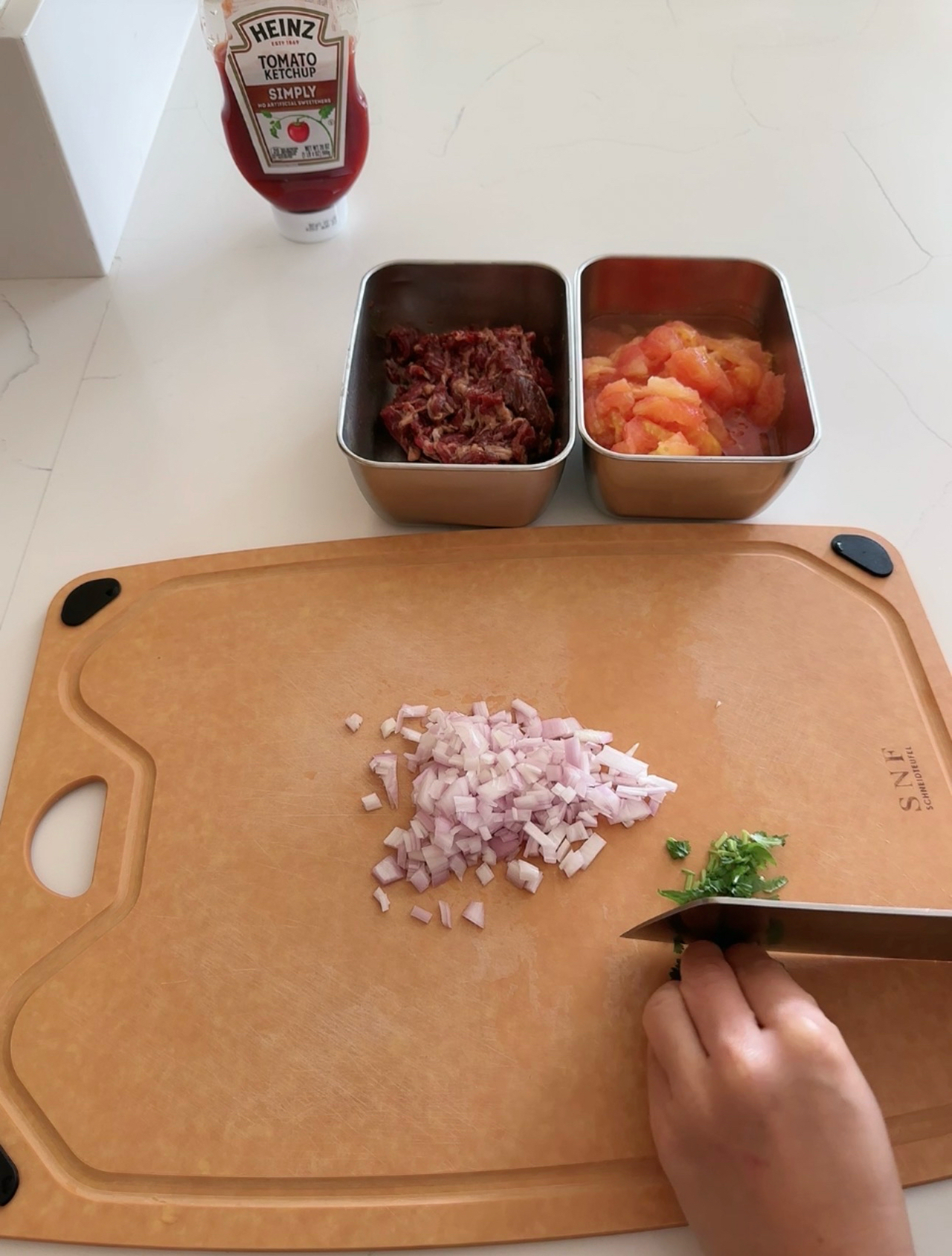 番茄氽牛肉的做法 步骤10