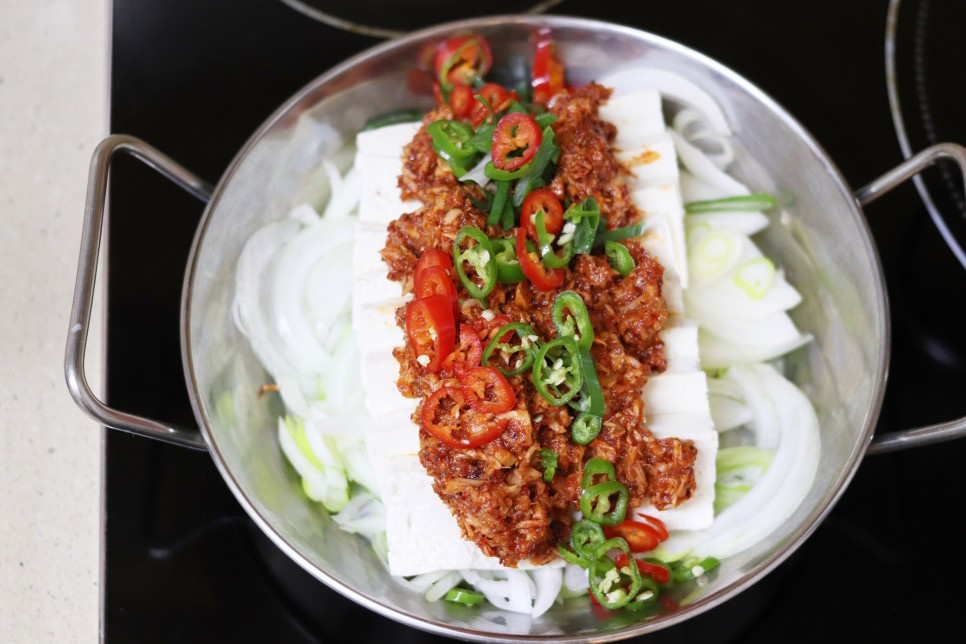 韩式金枪鱼豆腐汤|快速上手的简单韩料的做法 步骤13