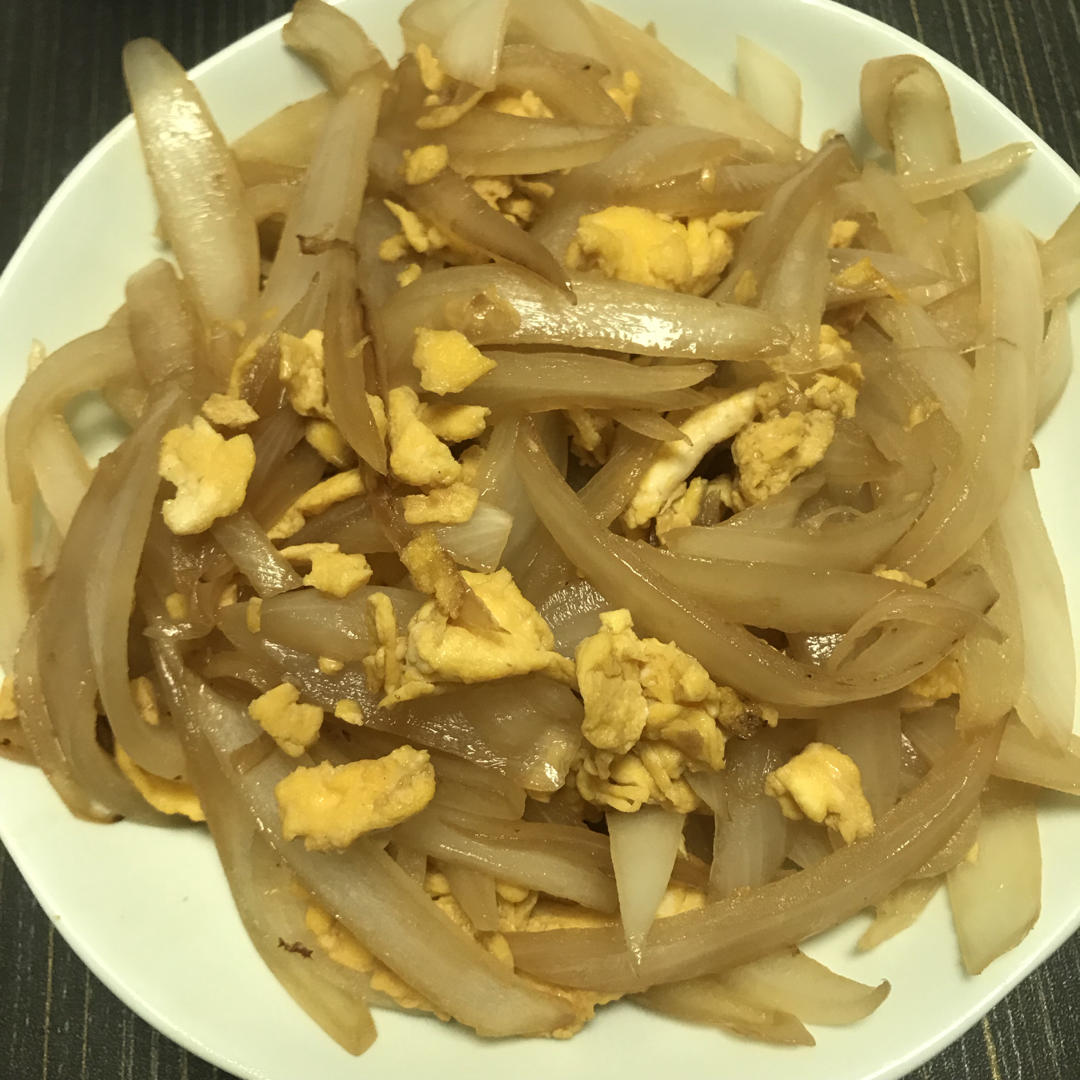 洋葱炒鸡蛋