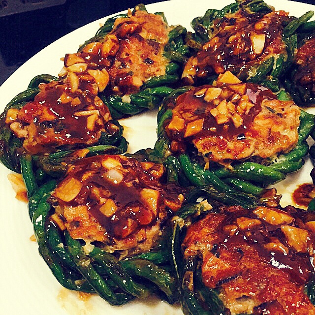 豇豆酿肉
