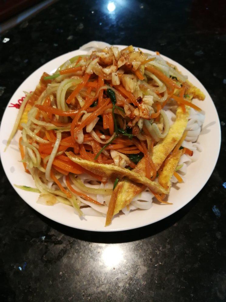 姥姥的爽口凉面！（干拌挂面）