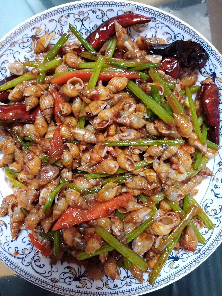 辣炒海螺丝
